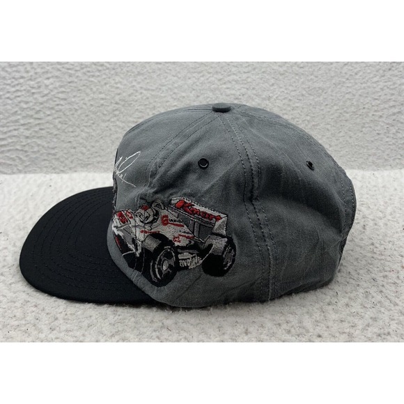 VTG Mario Andretti Snapback Hat Mens OSFM Gray Indy Racing K-Mart Valvoline Dad - Picture 5 of 12